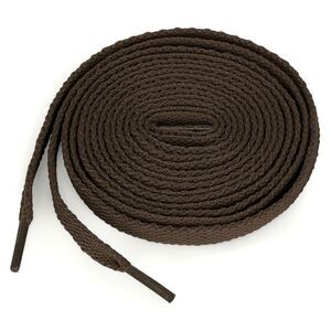 5 Pairs High Durability Athletic Unisex Flat Shoelaces for Sneakers Brown